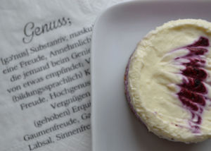 heidelbeer-cheesecake no-bake