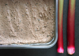 Rhabarber-Schoko-Kuchen