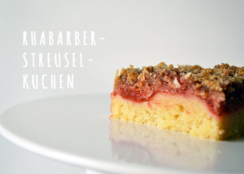 Rhabarber-Streusel-Kuchen Rezept