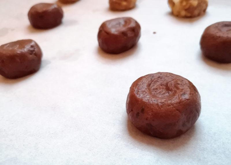 Triple-Chocolate-Cookies Teig