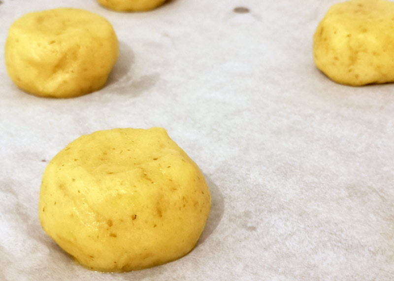 Vanillekipferl-Cookies Teig